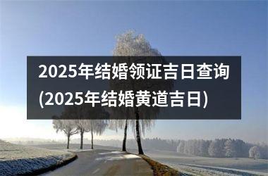 <h3>2025年结婚领证吉日查询(2025年结婚黄道吉日)