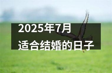 <h3>2025年7月适合结婚的日子