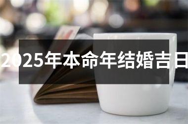 <h3>2025年本命年结婚吉日