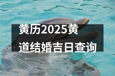 <h3>黄历2025黄道结婚吉日查询