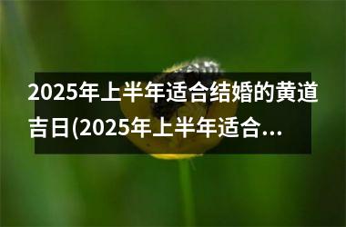 <h3>2025年上半年适合结婚的黄道吉日(2025年上半年适合结婚的黄道吉日有哪几天)