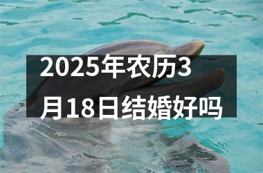 <h3>2025年农历3月18日结婚好吗