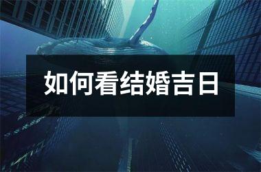 <h3>如何看结婚吉日