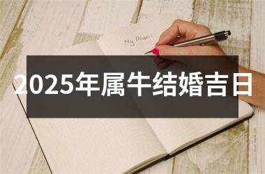 <h3>2025年属牛结婚吉日
