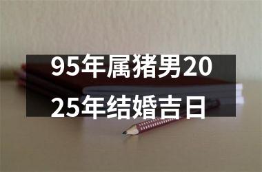<h3>95年属猪男2025年结婚吉日