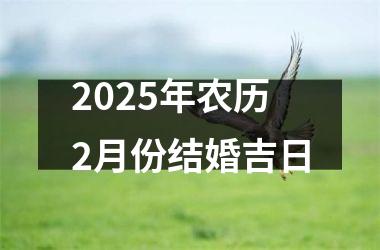 <h3>2025年农历2月份结婚吉日