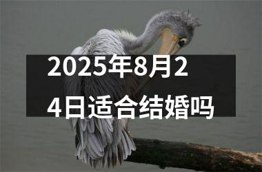 <h3>2025年8月24日适合结婚吗
