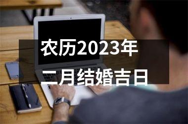 <h3>农历2023年二月结婚吉日