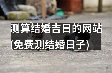 <h3>测算结婚吉日的网站(免费测结婚日子)