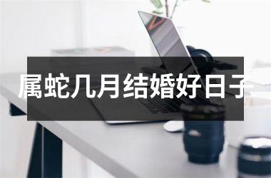 <h3>属蛇几月结婚好日子