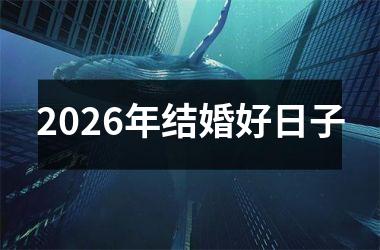 <h3>2026年结婚好日子