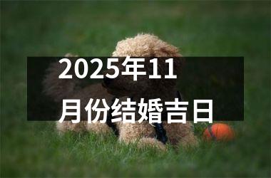 <h3>2025年11月份结婚吉日
