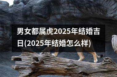 <h3>男女都属虎2025年结婚吉日(2025年结婚怎么样)