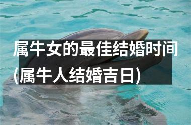 <h3>属牛女的最佳结婚时间(属牛人结婚吉日)