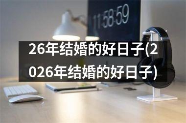 <h3>26年结婚的好日子(2026年结婚的好日子)