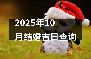 <h3>2025年10月结婚吉日查询
