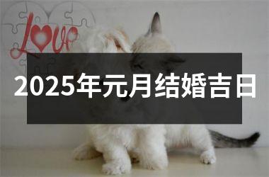 <h3>2025年元月结婚吉日