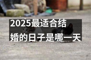 2025最适合结婚的日子是哪一天