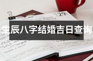 <h3>生辰八字结婚吉日查询