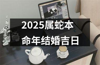 <h3>2025属蛇本命年结婚吉日