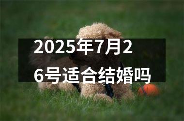 <h3>2025年7月26号适合结婚吗