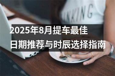 2025年8月提车最佳日期推荐与时辰选择指南