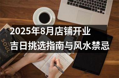 2025年8月店铺开业吉日挑选指南与风水禁忌