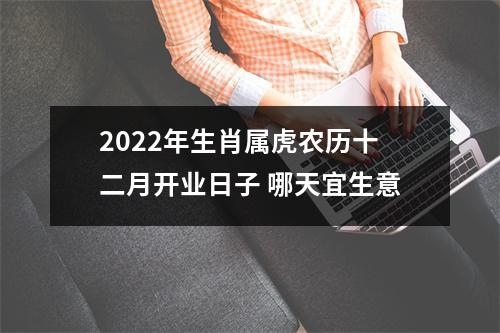 2025年生肖属虎农历十二月开业日子哪天宜生意