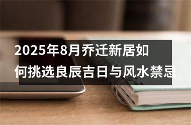 <h3>2025年8月乔迁新居如何挑选良辰吉日与风水禁忌