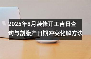 <h3>2025年8月装修开工吉日查询与剖腹产日期冲突化解方法