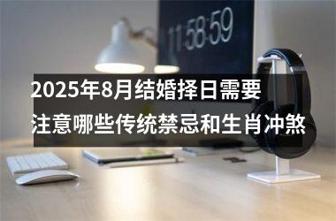 <h3>2025年8月结婚择日需要注意哪些传统禁忌和生肖冲煞