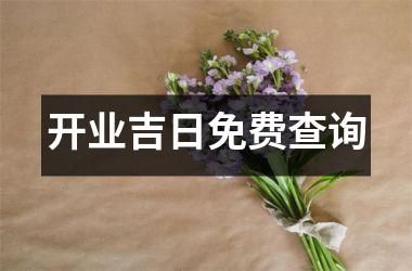 <h3>开业吉日免费查询