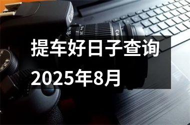 <h3>提车好日子查询2025年8月