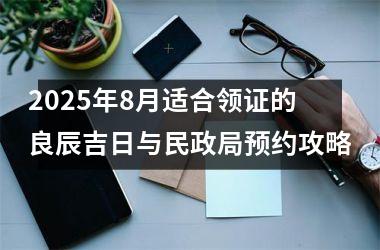2025年8月适合领证的良辰吉日与民政局预约攻略