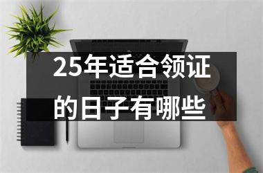 <h3>25年适合领证的日子有哪些