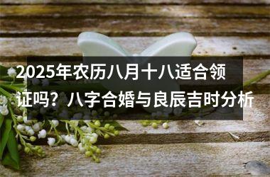 <h3>2025年农历八月十八适合领证吗？八字合婚与良辰吉时分析