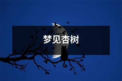 <h3>梦见杏树