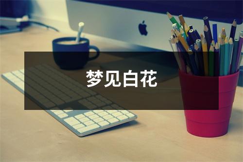 <h3>梦见白花