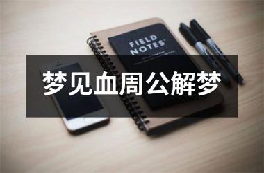 <h3>梦见血周公解梦