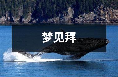 <h3>梦见拜