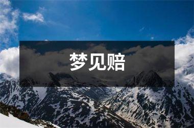 <h3>梦见赔