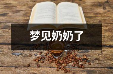 <h3>梦见奶奶了