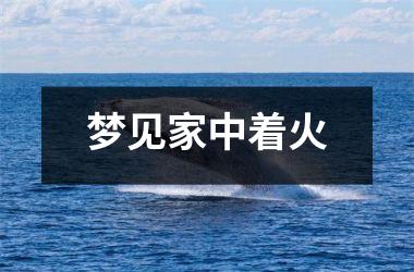 <h3>梦见家中着火