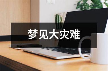 <h3>梦见大灾难