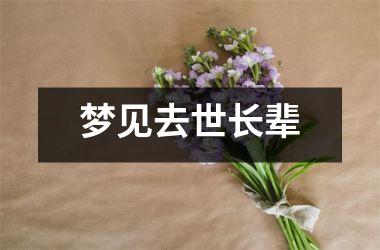 <h3>梦见去世长辈