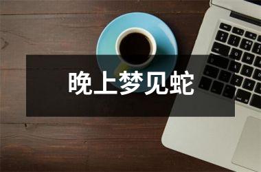 <h3>晚上梦见蛇
