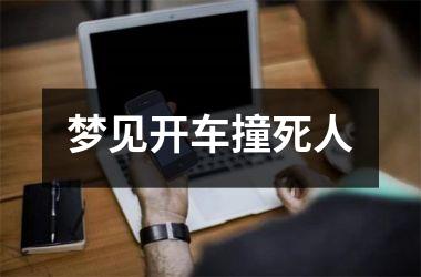 <h3>梦见开车撞死人