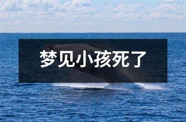 <h3>梦见小孩死了