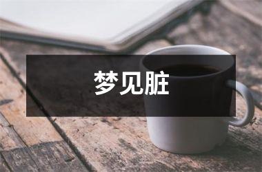<h3>梦见脏