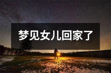 <h3>梦见女儿回家了